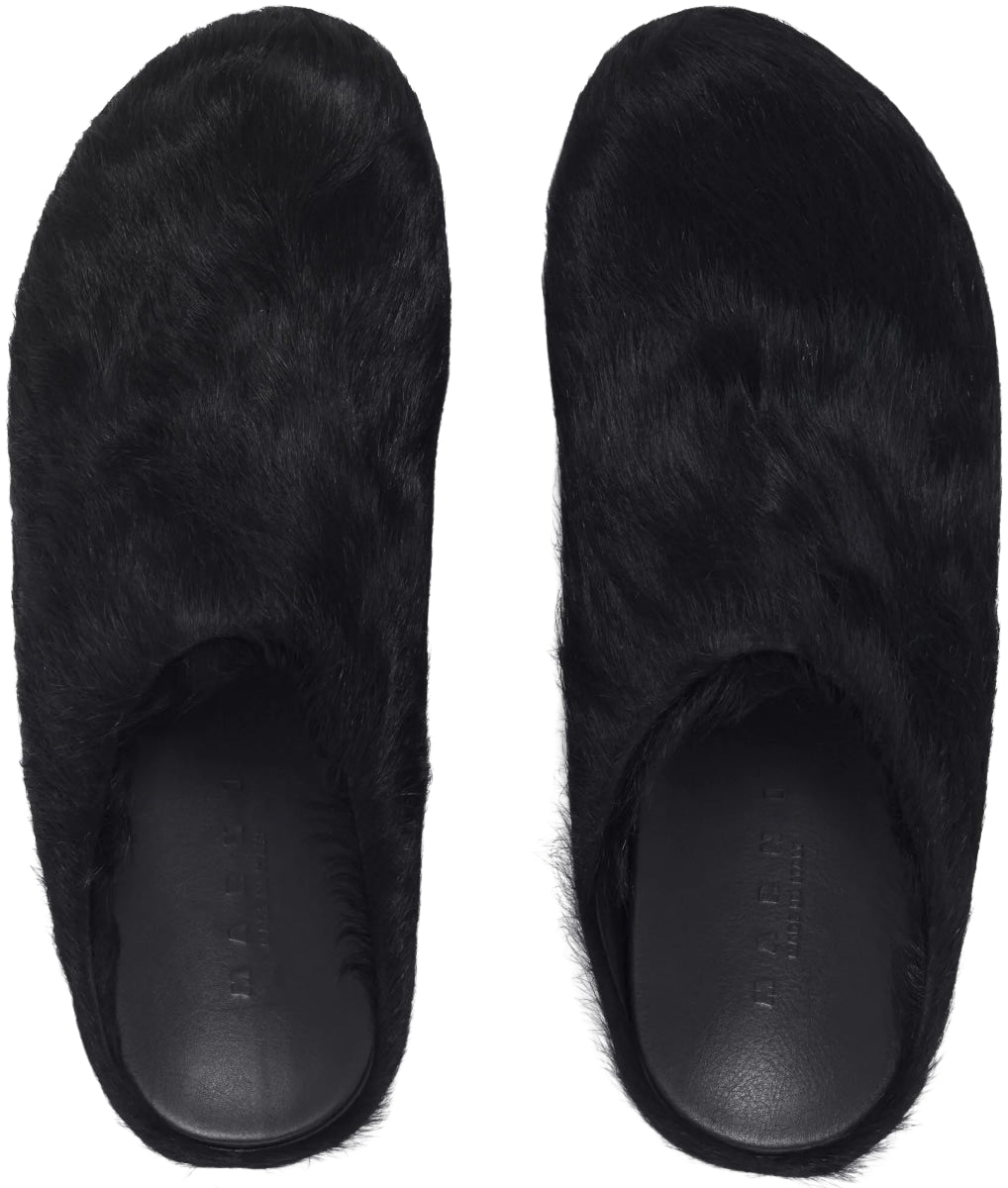 MARNI 'BLACK' SABOT SLIPPERS
