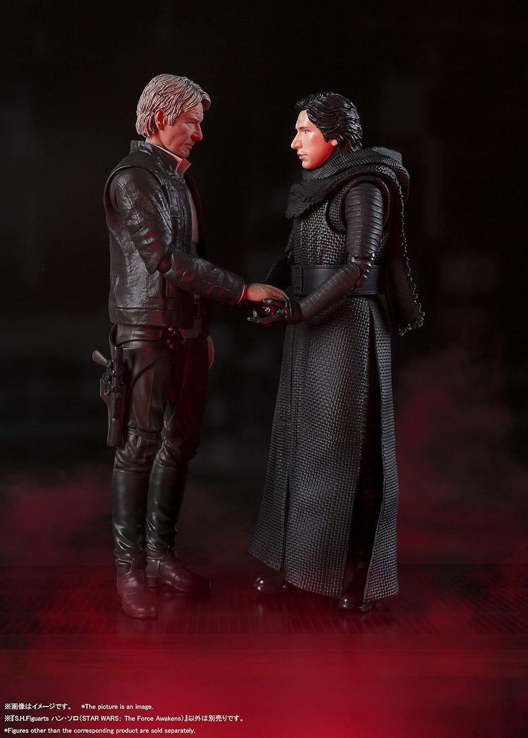 S.H. Figuarts Star Wars Han Solo (Star Wars: The Force Awakens), PVC & ABS Pre-painted Action Figure