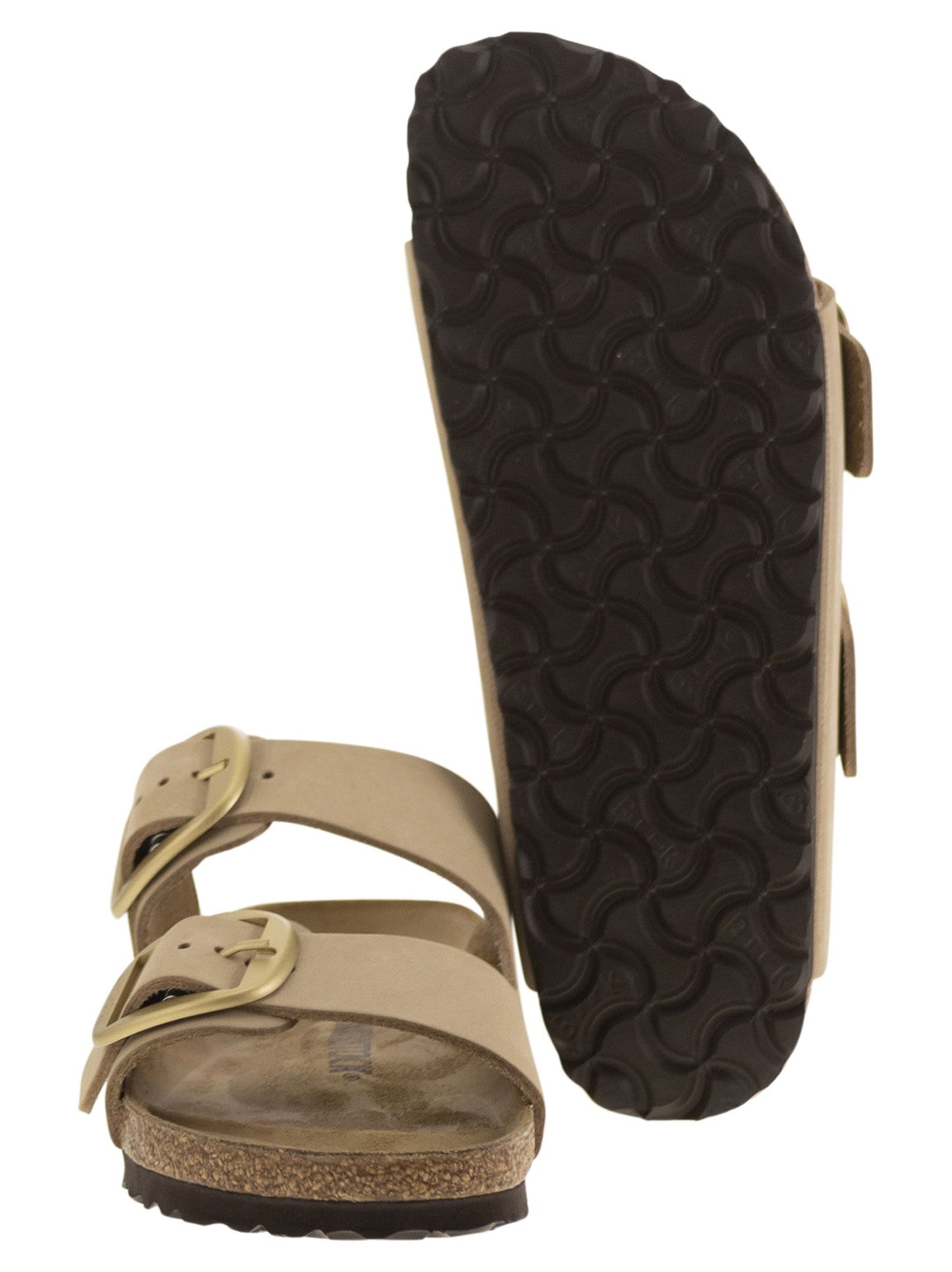 Birkenstock ダブルバックル付きのビルケンシュトクックアリゾナレザー - Image 2