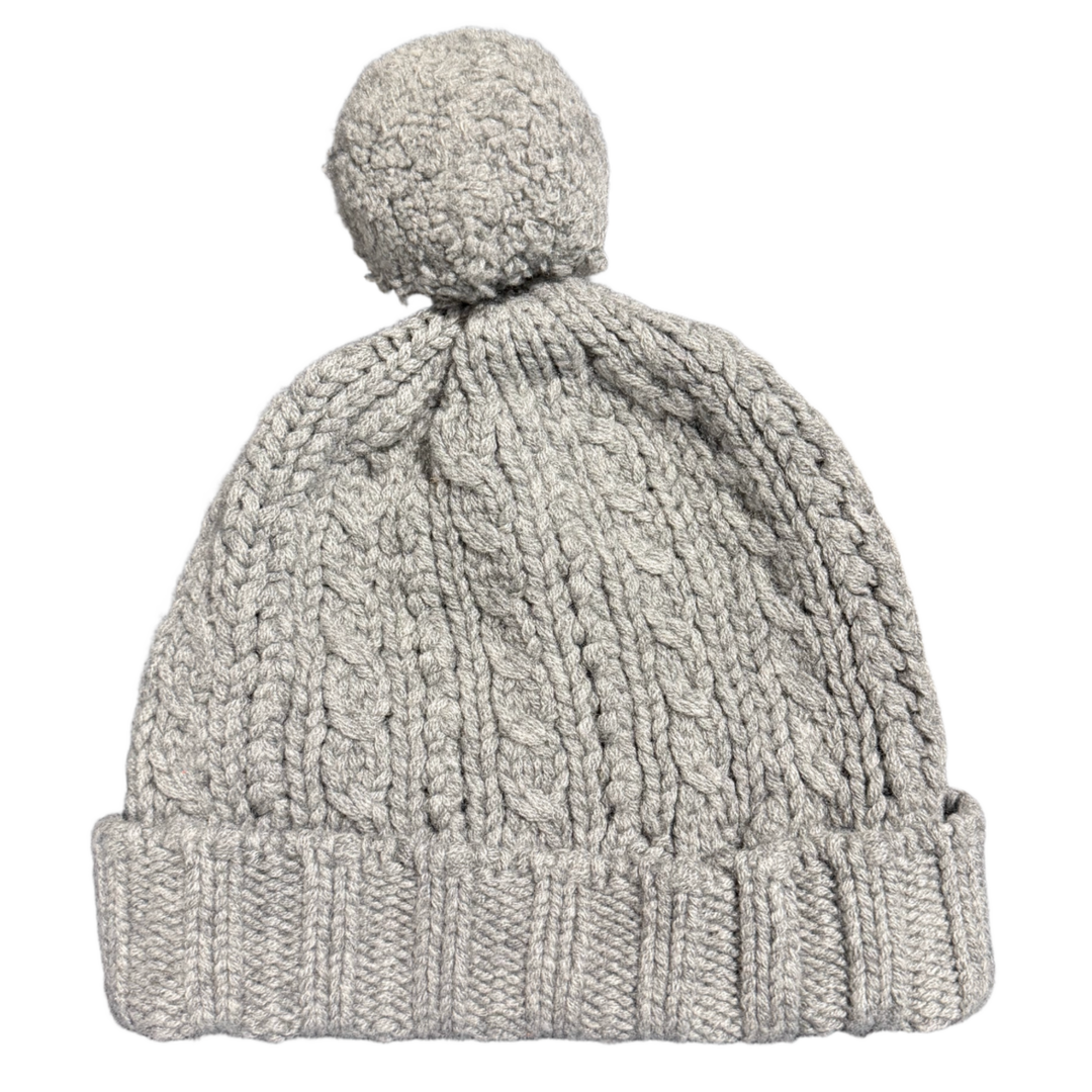 CHANEL 'CASHMERE CC SILVER' BEANIE