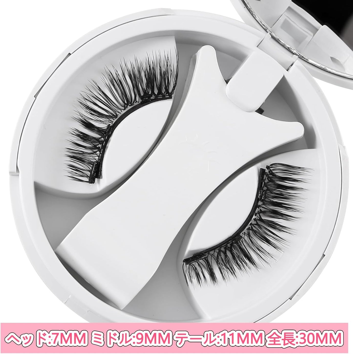Boobe Magnetic False Eyelashes, The Magic of Beauty to Release Your Hands! No glue, just one suction, can be applied immediately, washable and reusable. With the portable storage box + thought out