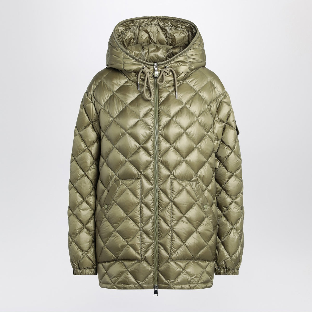 Moncler ナイロンのモンクラーグリーンキルティングジャケット - Image 2