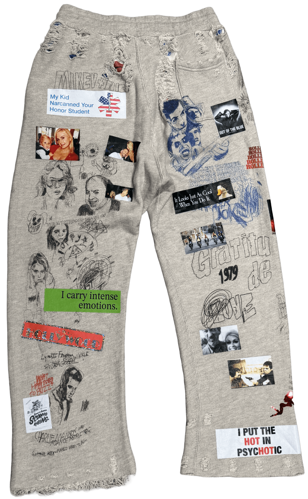 PALY 'MOVIE MADNESS' GREY SWEATPANTS