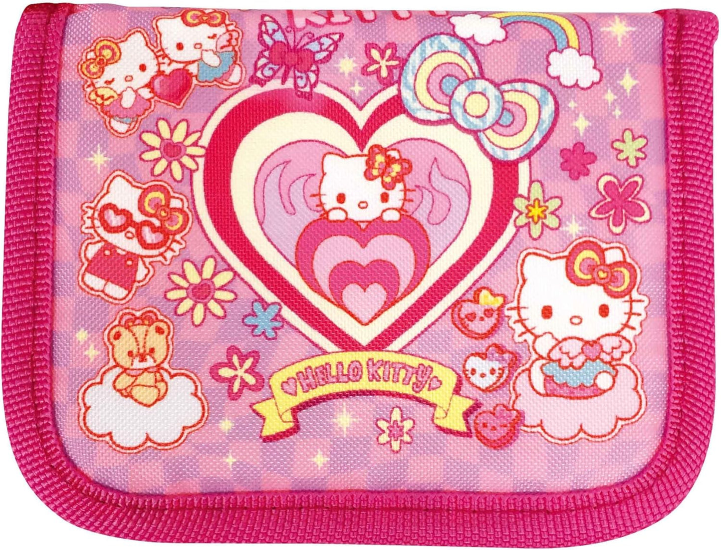 I Planning Sanrio Characters Wallet Hello Kitty W 4.7 x H 3.7 x D 0.6 inches (120 x 95 x 15 mm) K3057A