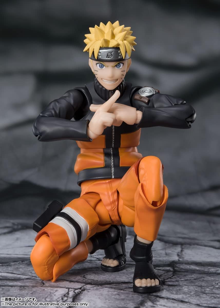 Tamashi Nations S.H. Figuarts Naruto Shippuden Uzumaki Naruto Nino-O Stem Power with Hope, (Resale Version) Approx. 5.7 inches (145 mm), PVC & ABS Pre-Painted Action Figure