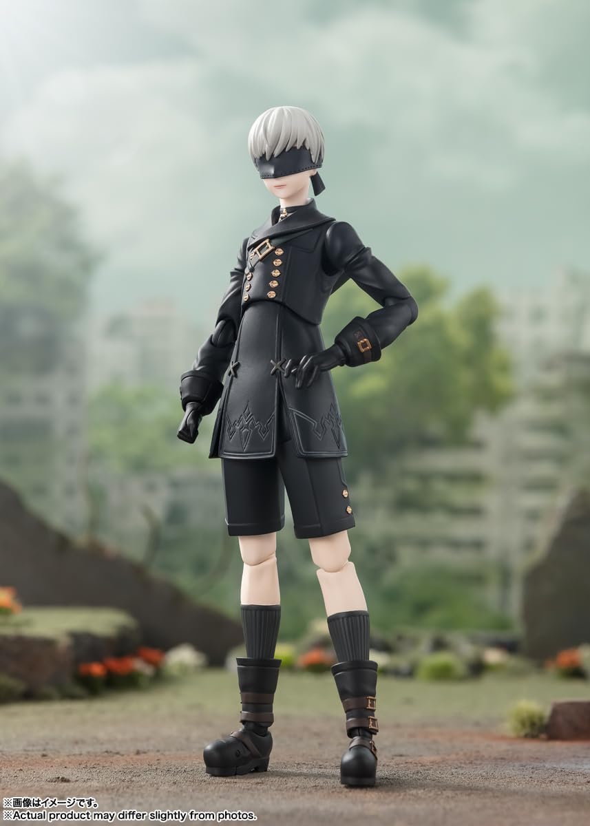 S.H. Figuarts "NieR: Automata Ver. 1.1a" (Nier Automata Ver1.1a) 9S, Approx. 5.7 inches (145 mm), PVC & ABS, Pre-painted Action Figure