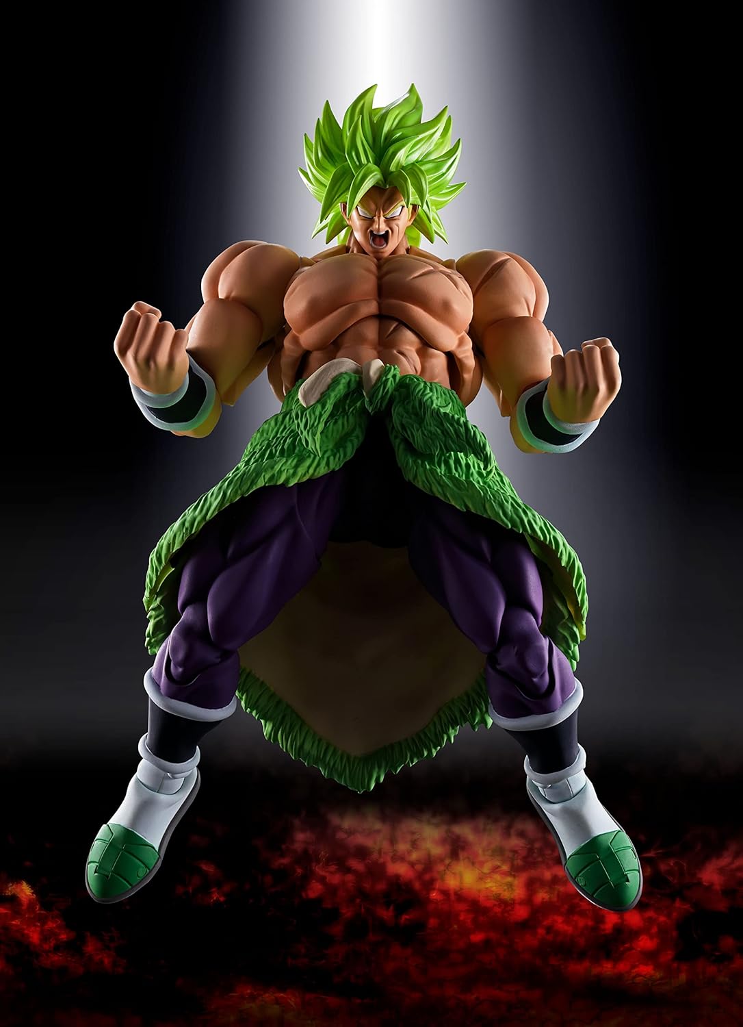 Tamashi Nations S.H. Figuarts Dragon Ball Super Broly, Super Saiyan Broly, Full Power, Approx. 8.7 inches (220 mm), PVC & ABS Pre-painted Action Figure