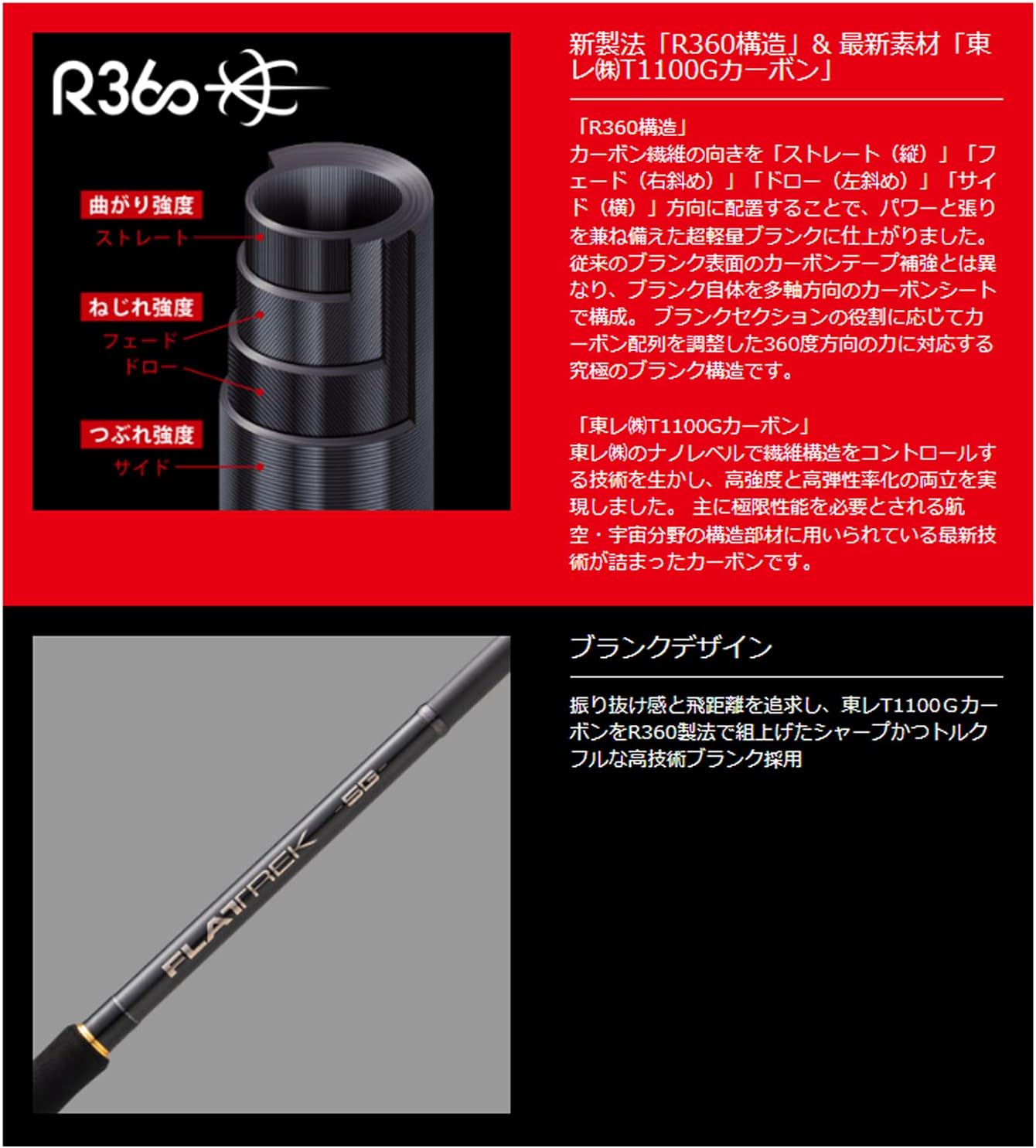 Major Craft Casting Rod, Flat Trek, 5G, FR5, Various (2022 Model)