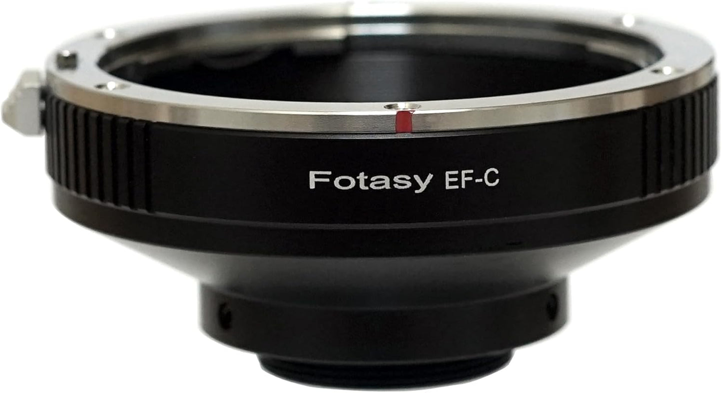 Fotasy Cannon EF Lens to C Mount Adapter, EF EFS Lens to 16mm Cine Adapter for Canon EF EFS DSLR Lens & Cinema Movie Making System / C-Mount CCTV Camera / C-Mount Microscope Camera