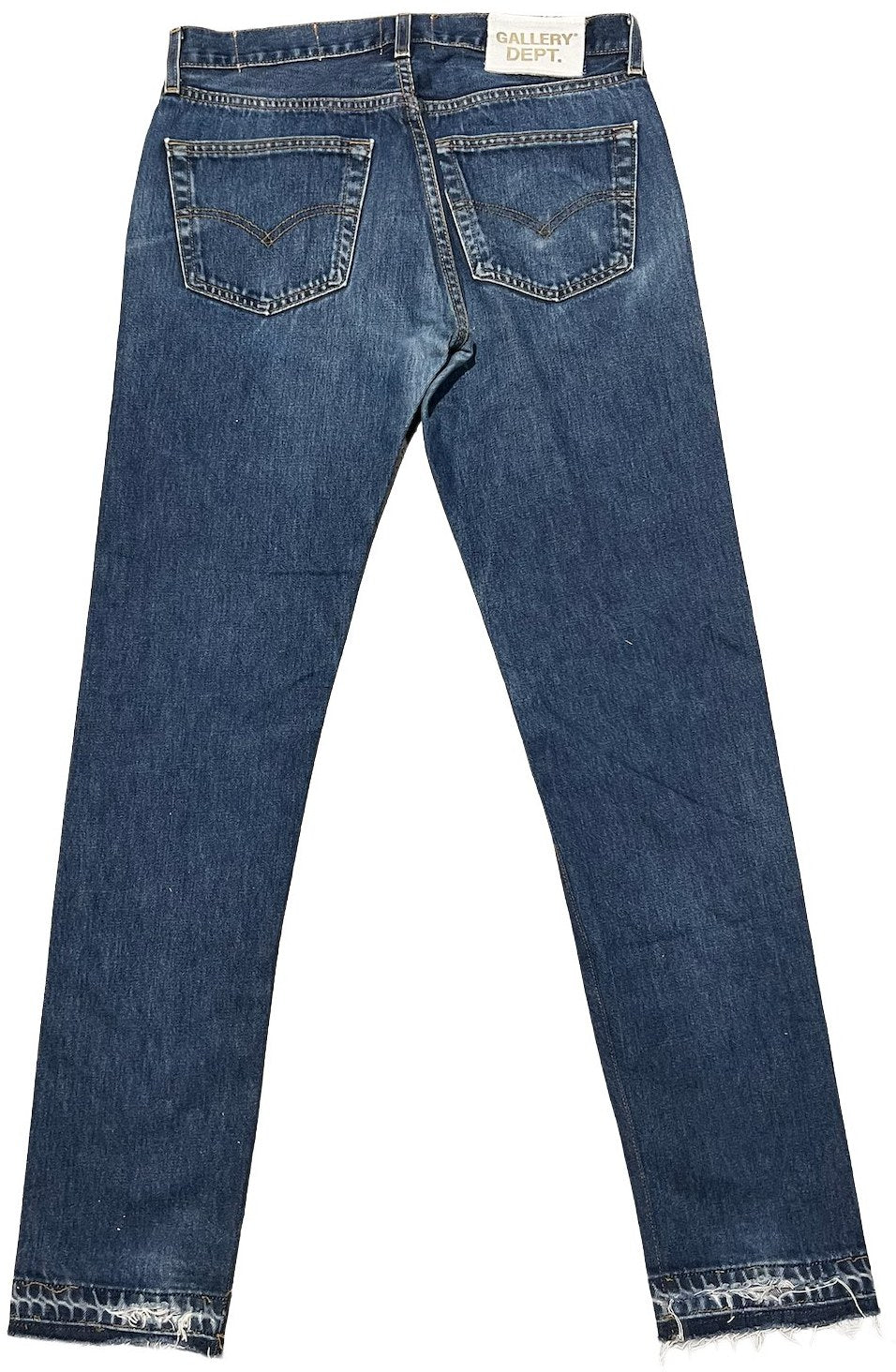 GALLERY DEPT. 'DARK WASH' INDIGO JEANS