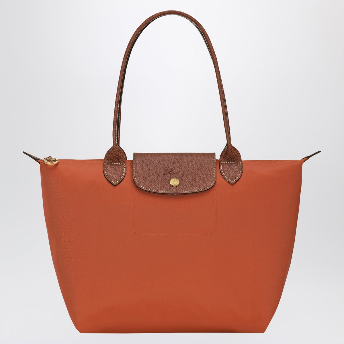 Longchamp Longchamp Brick Coloured Le Pliage Original M Bag - Image 2