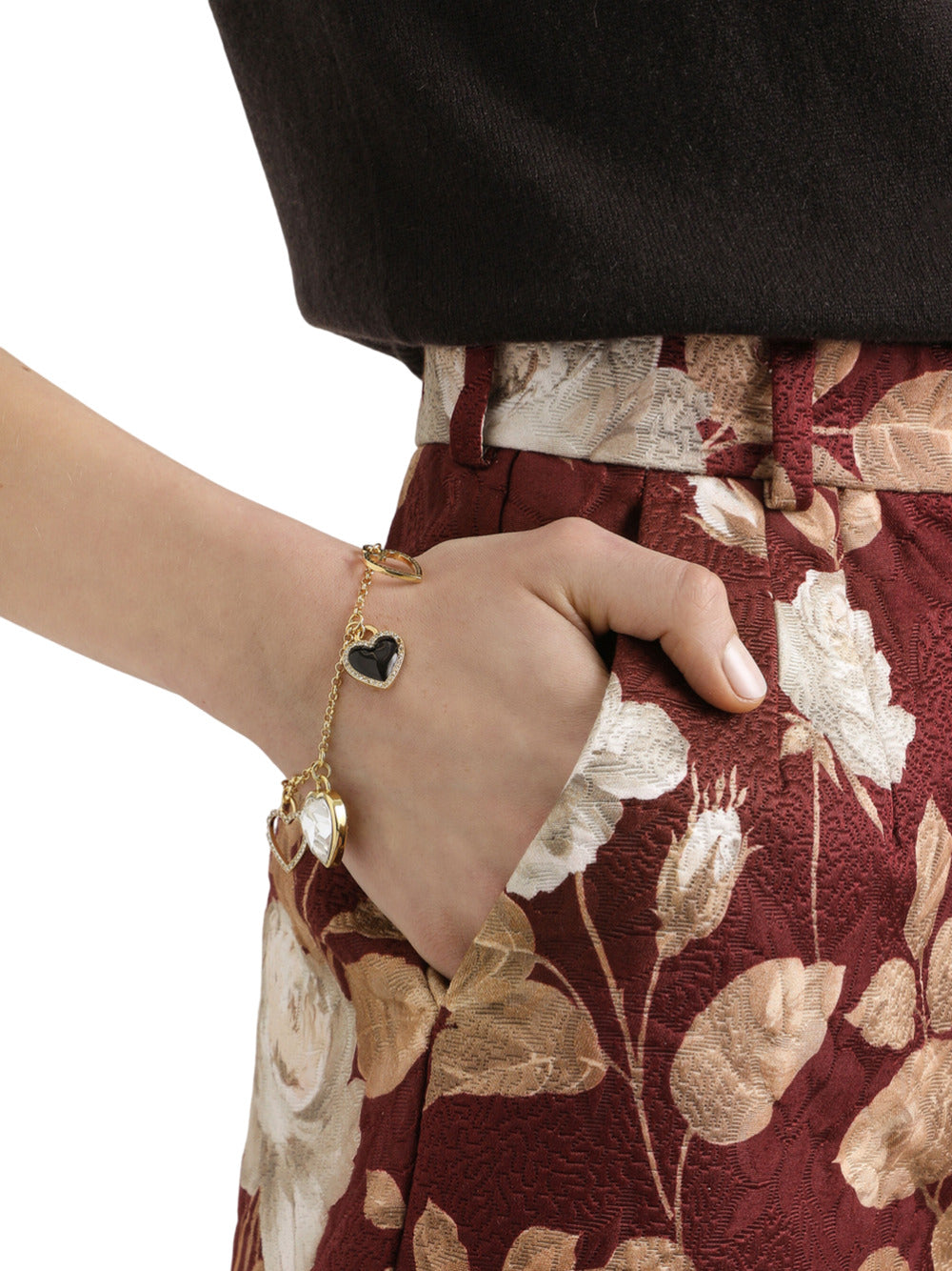 Dolce Gabbana Dolce&Gabbanaイタリアのテーラードブレスレットとハート型の魅力 - Image 2