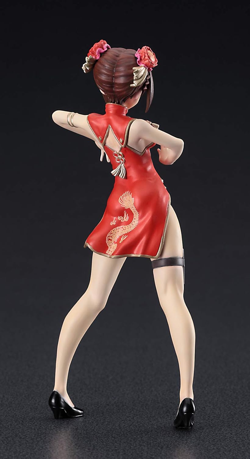 Hasegawa 1/12 Egg Girls Collection No.07 Haku Rinfa (China Dress) Unpainted Resin Kit SP450
