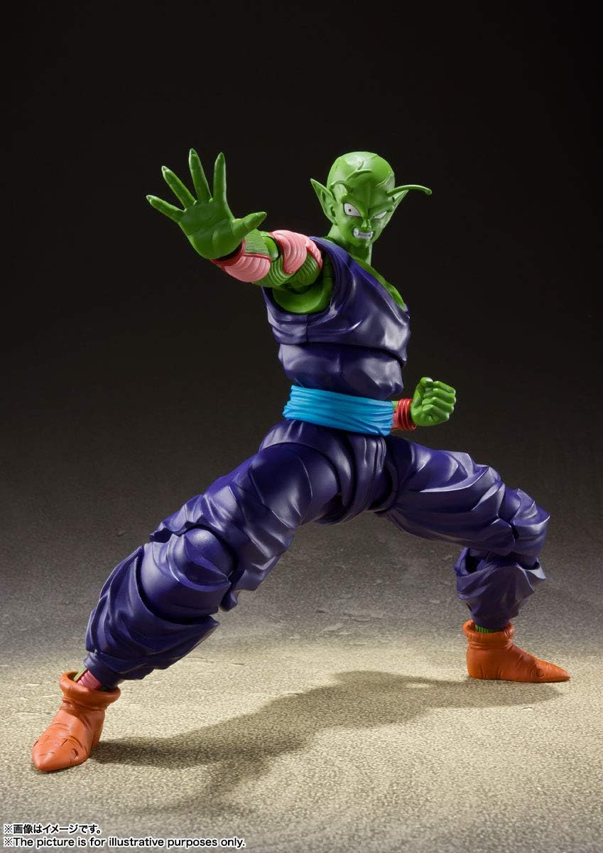 S.H. Figuarts Dragon Ball Piccolo - Proud Namec Alien - (Resale Version), Approx. 6.3 inches (160 mm), PVC & ABS Pre-painted Action Figure