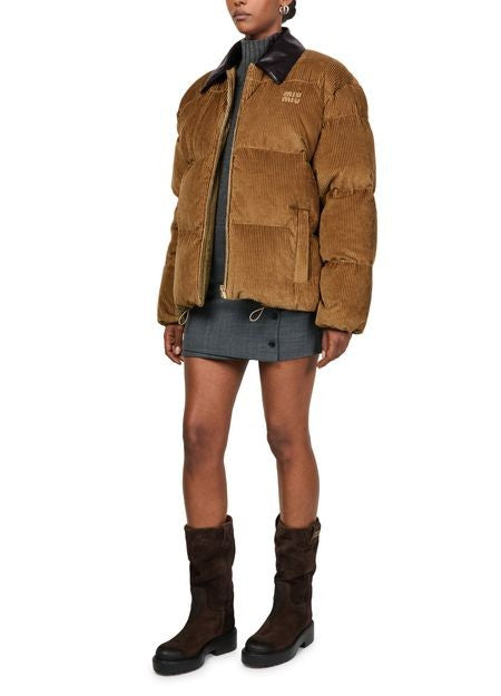 MIU MIU Corduroy puffer jacket - Image 2