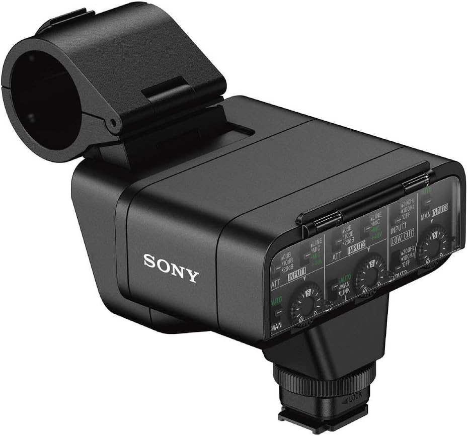 Sony XLR-K3M Camera Microphone XLR Adapter Kit Unidirectional Windscreen Included