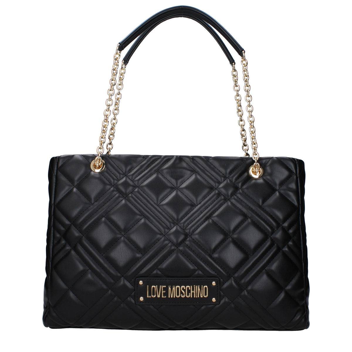 Moschino モスキーノのショルダーバッグが大好きな女性ポリウレタンブラック - Image 2
