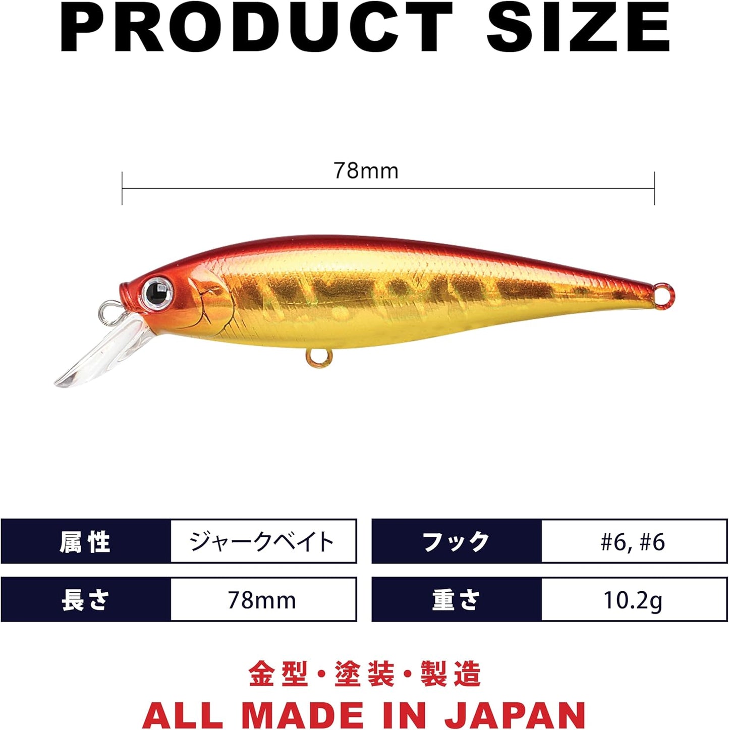 Lucky Craft Beefreeze 65S / 78S Sinking Salt