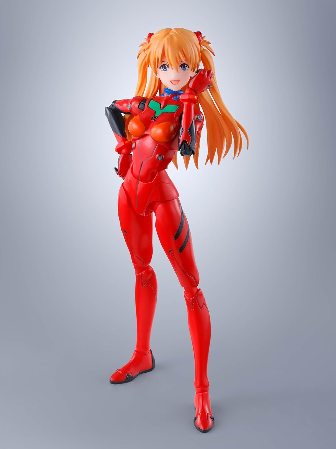 TAMASHII NATIONS S.H. Figuarts Rebuild of Evangelion Asuka Langley Shikinami Approx. 5.3 inches (135 mm), PVC & ABS, Pre-painted Action Figure