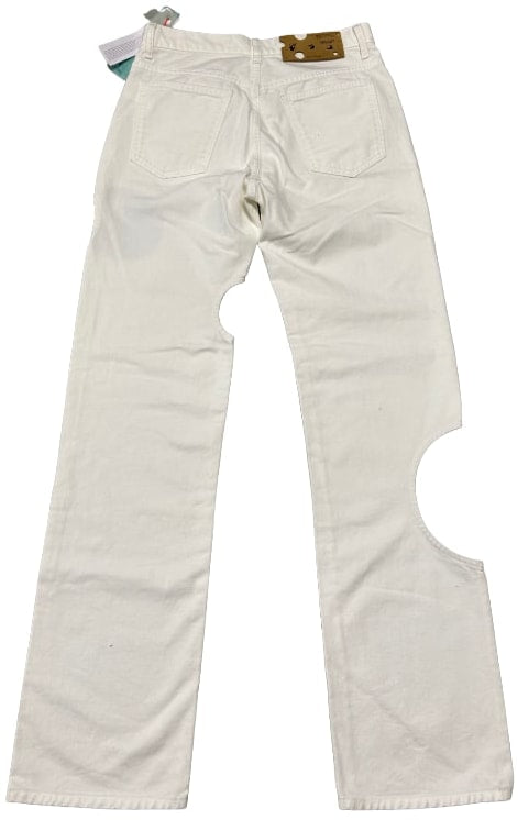 OFF-WHITE 'METEOR HOLES' DENIM JEANS