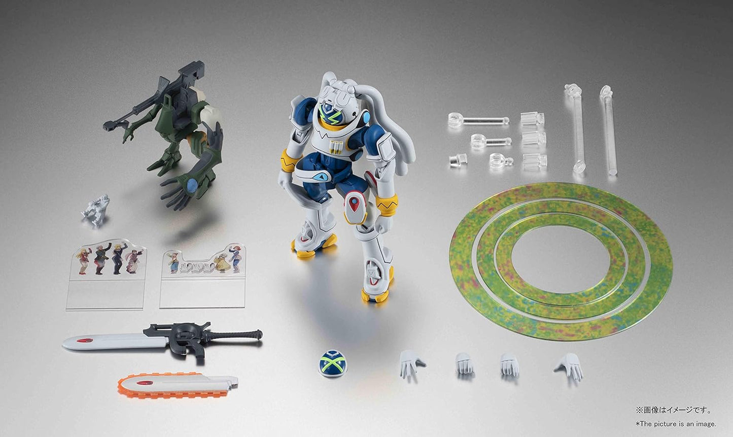 Robot Spirits OVERMAN King Gainer King Gainer & Gachiko, Approx. 5.1 inches (130 mm), ABS, PVC & PET Pre-painted Action Figure