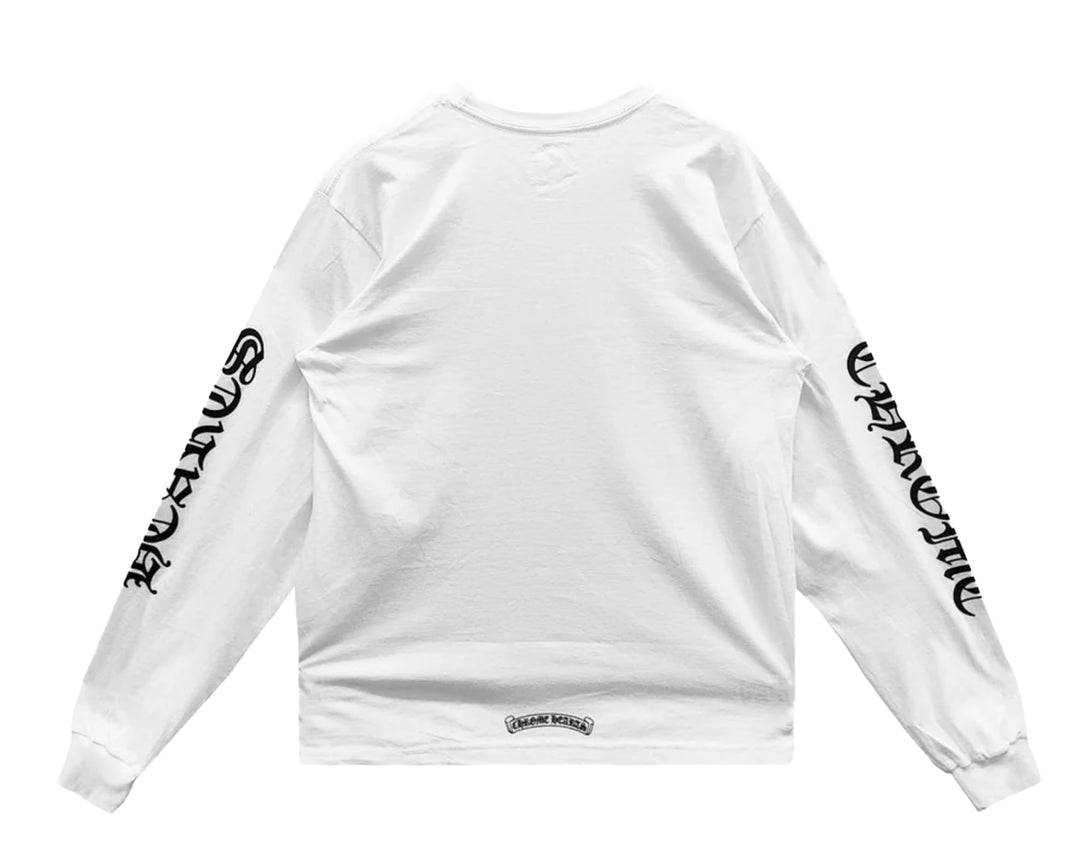 CHROME HEARTS 'LOVE YOU' WHITE LONGSLEEVE