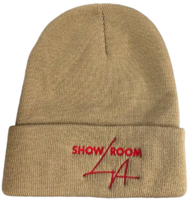 BOSSI X SRLA 'BROWN/NEON/RED' BEANIE