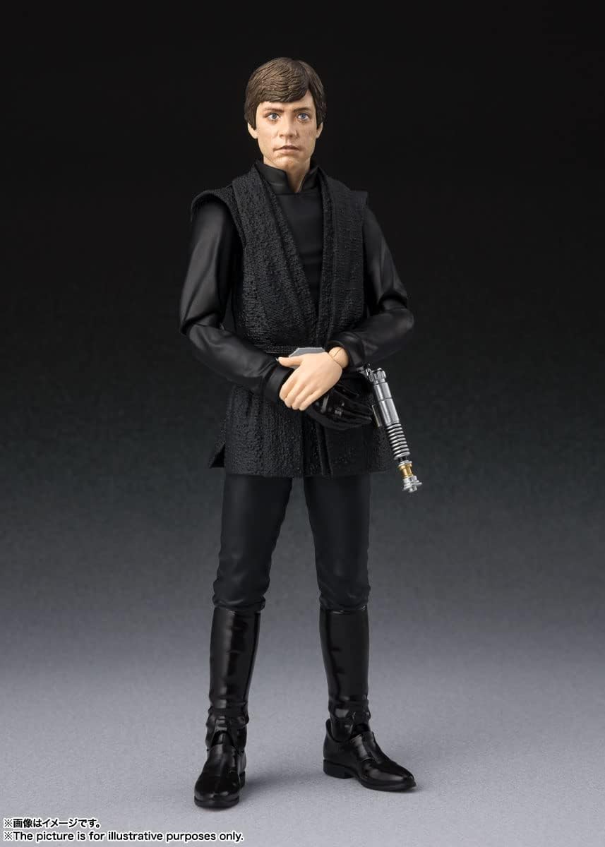 S.H. Figuarts Star Wars The Mandalorian Luke Skywalker Approx. 5.5 inches (140 mm), PVC & ABS Pre-painted Action Figure