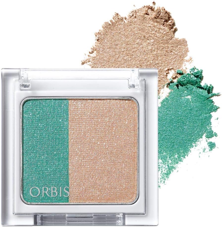 Orbis Twin Gradient Eye Color, Turquoise Sea, Eye Shadow, 1 Piece (x1)