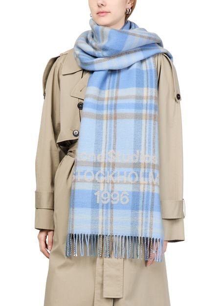 ACNE Check logo scarf - Image 2