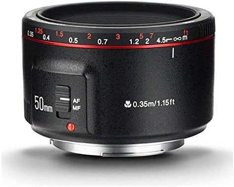 YONGNUO Canon YN50mm F1.8 II EF Mount Full Size RP/R5/R/1500D/80D/5DIV/5Dsr/7DII/5DIII/5DII/6D/650D/1200D/600D/600D/1100D/1000D/40D/500D/450D/33 50D/30 D/400D/10D/20D/300D...Compatible with Cameras
