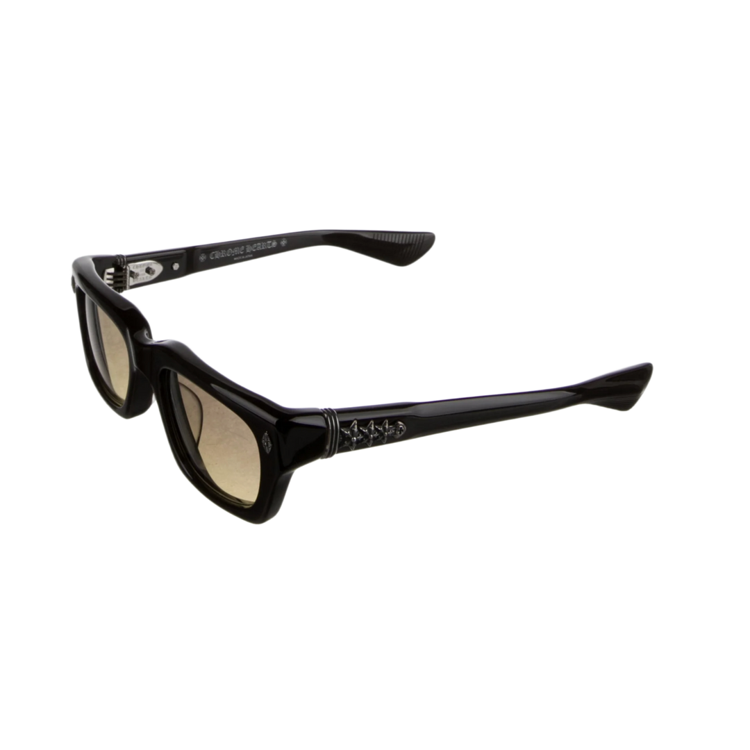 CHROME HEARTS 'IDAWANNA' BLACK SUNGLASSES