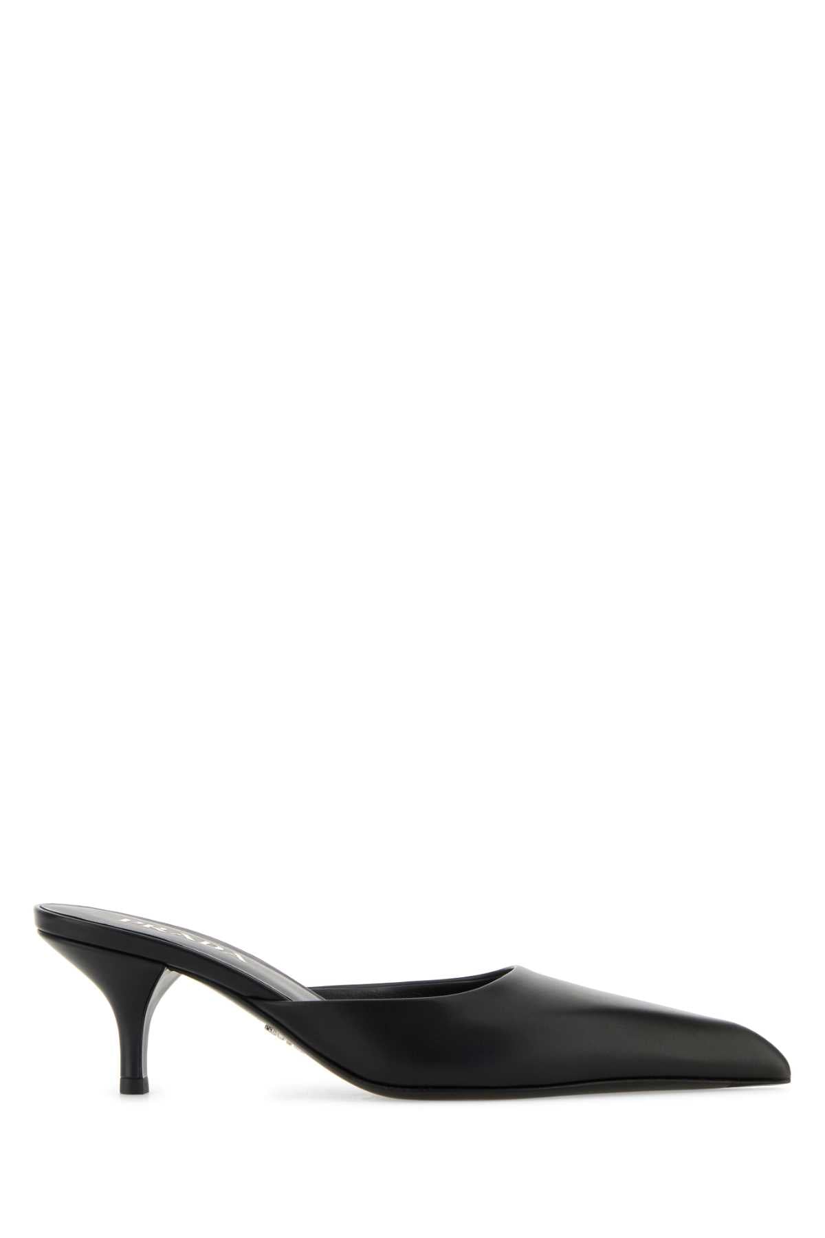 Prada プラダブラックレザーラバ - Image 2