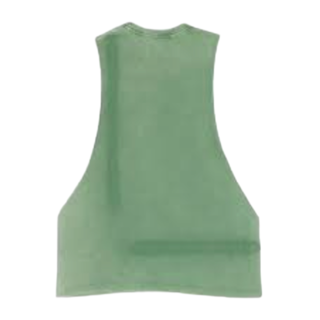 GALLERY DEPT VINTAGE 'GREEN' LOGO SLEEVELESS TEE
