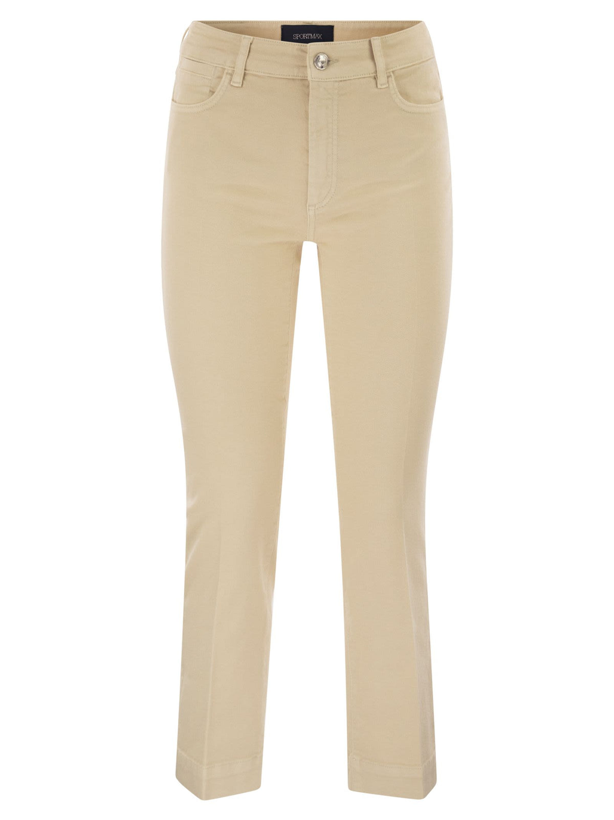 Sportmax SportMax Enna Denim Pants With Mini Flareライン - Image 2