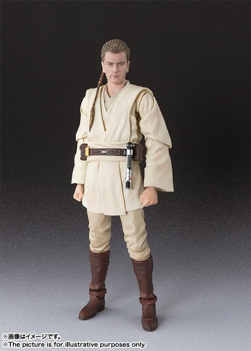 S.H. Figuarts Star Wars: The Phantom Menace Episode I (Resale Version), Approx. 6.1 inches (155 mm), PVC & ABS, Pre-painted Action Figure