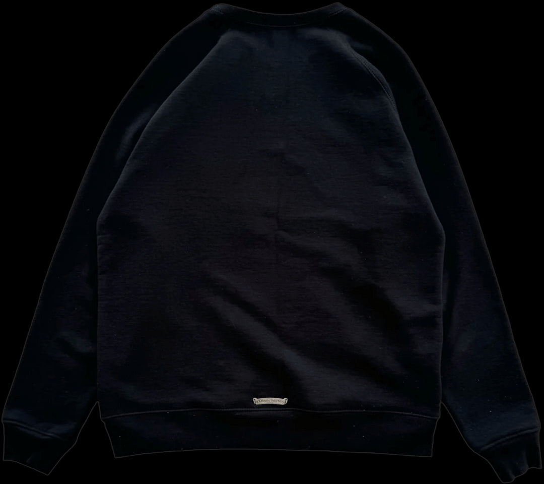 CHROME HEARTS 'KING TACO' BLACK EMBROIDERED CREWNECK