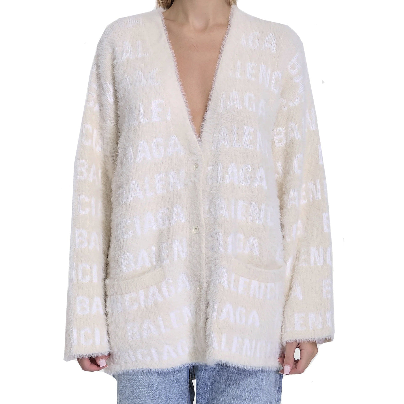 Balenciaga バレンシアガウールブレンドジャックヤードカーディガン - Image 2