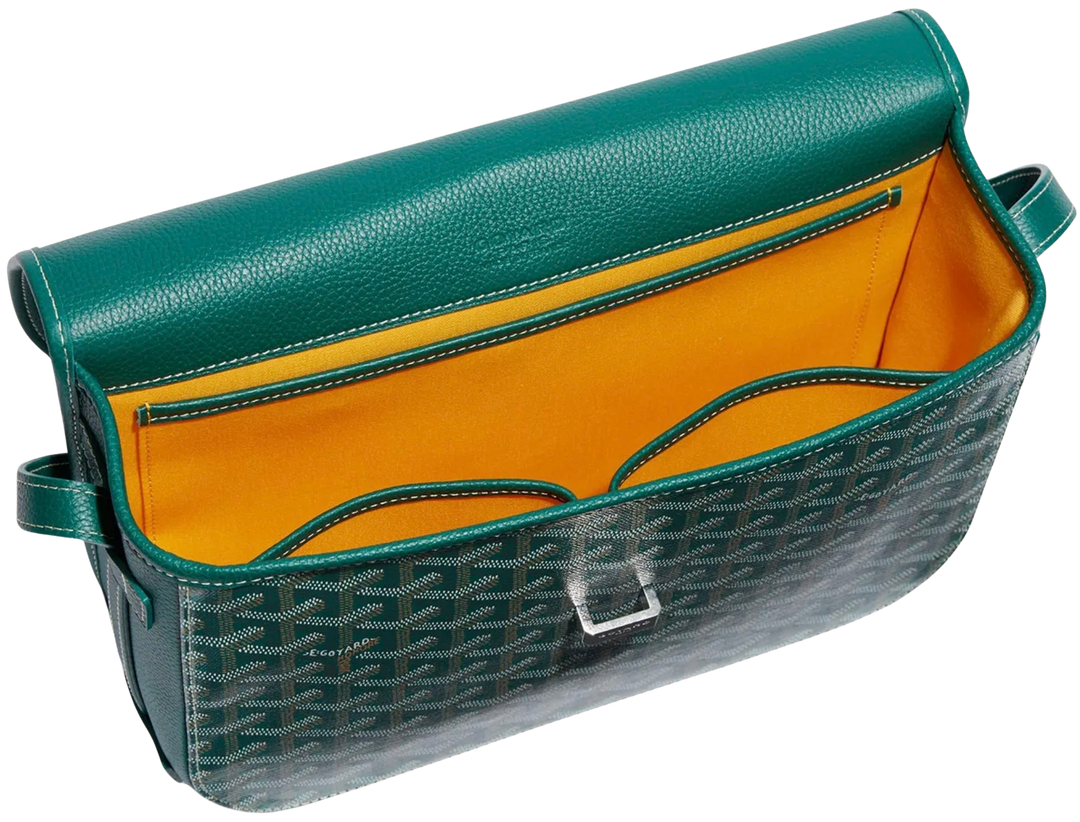 GOYARD 'BELVEDERE MM' GREEN