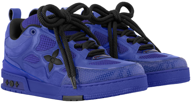 LOUIS VUITTON LV 'DEEP BLUE' SKATE SNEAKER