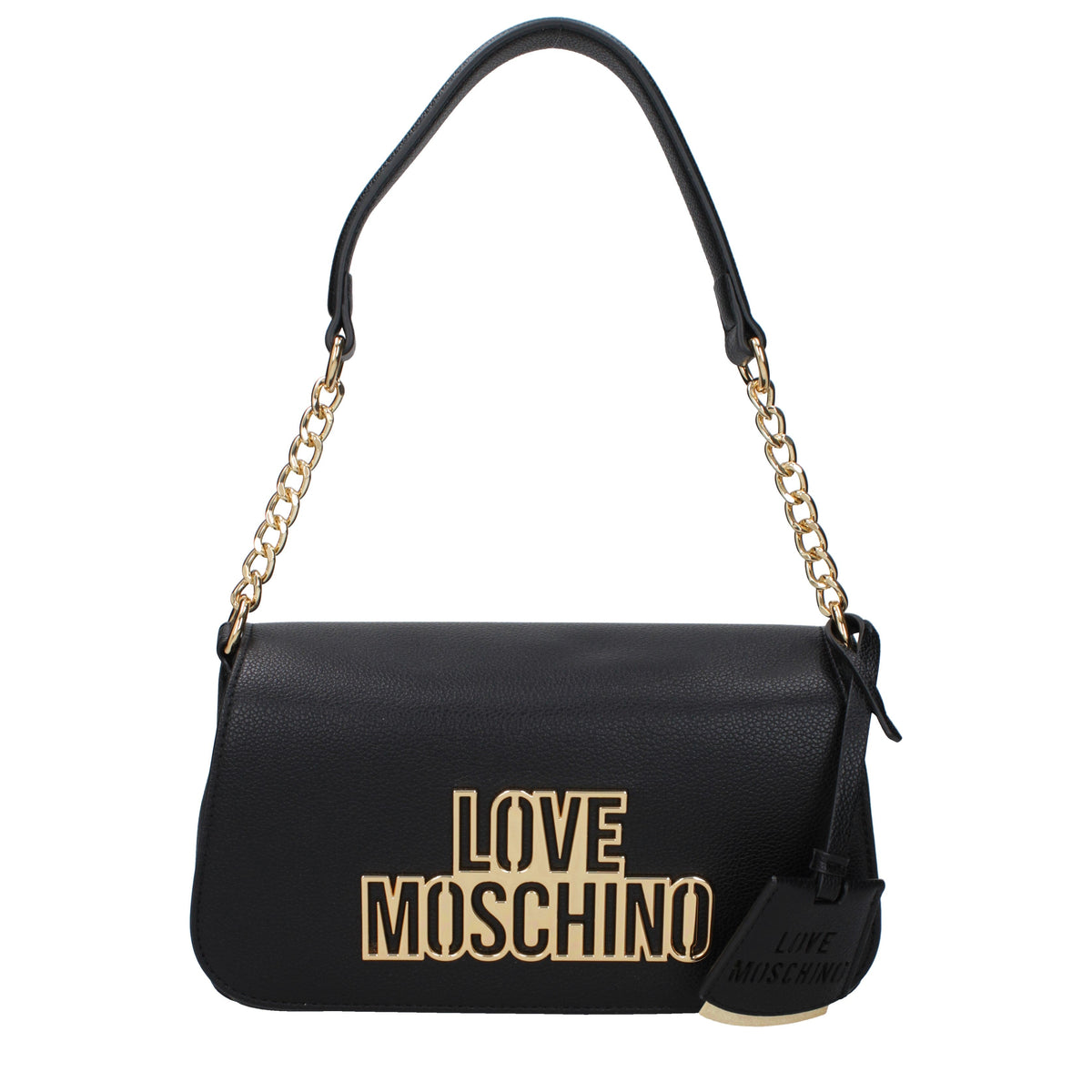 Moschino モスキーノのショルダーバッグが大好きな女性ポリウレタンブラック - Image 2