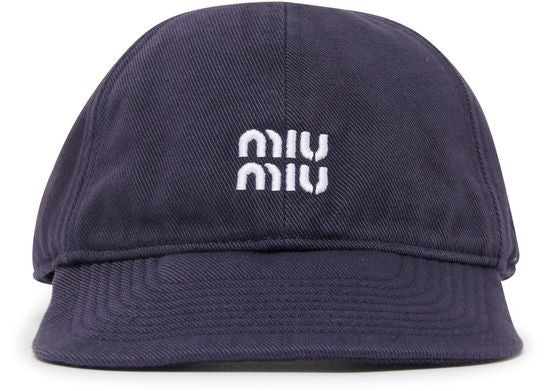 MIU MIU デニム製 ベースボールキャップ - Image 2