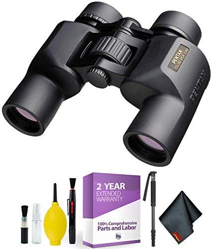 Pentax 10x30 PCF CW Binoculars + Cleaning Kit Essential Accessories Bundle