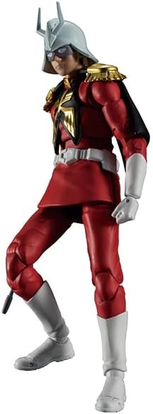 G.M.G. COLLECTION 02 Mobile Suit Gundam Principal Force of Zeon Char Aznable, Approx. 3.9 inches (100 mm), PVC Pre-painted Action Figure