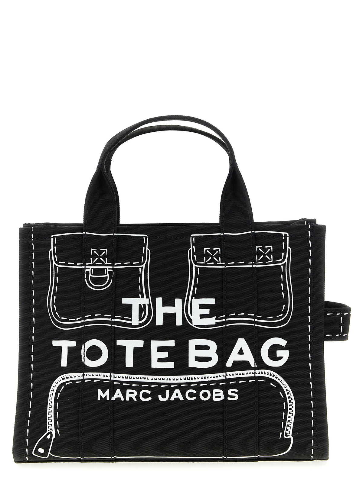 Marc マークジェイコブスのトランプ L「Oeil Cargo Canvas Medium」ハンドバッグ - Image 2