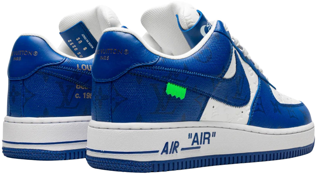 LOUIS VUITTON NIKE AIR FORCE 1 LOW BY VIRGIL ABLOH WHITE ROYAL