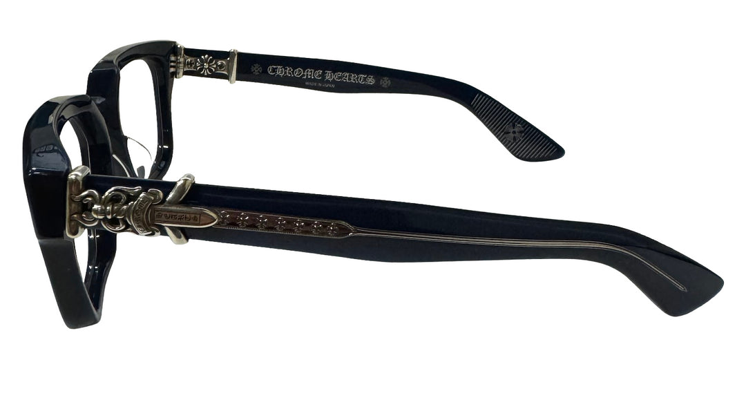 CHROME HEARTS 'VAGILLIONAIRE II' NAVY BLUE GLASSES