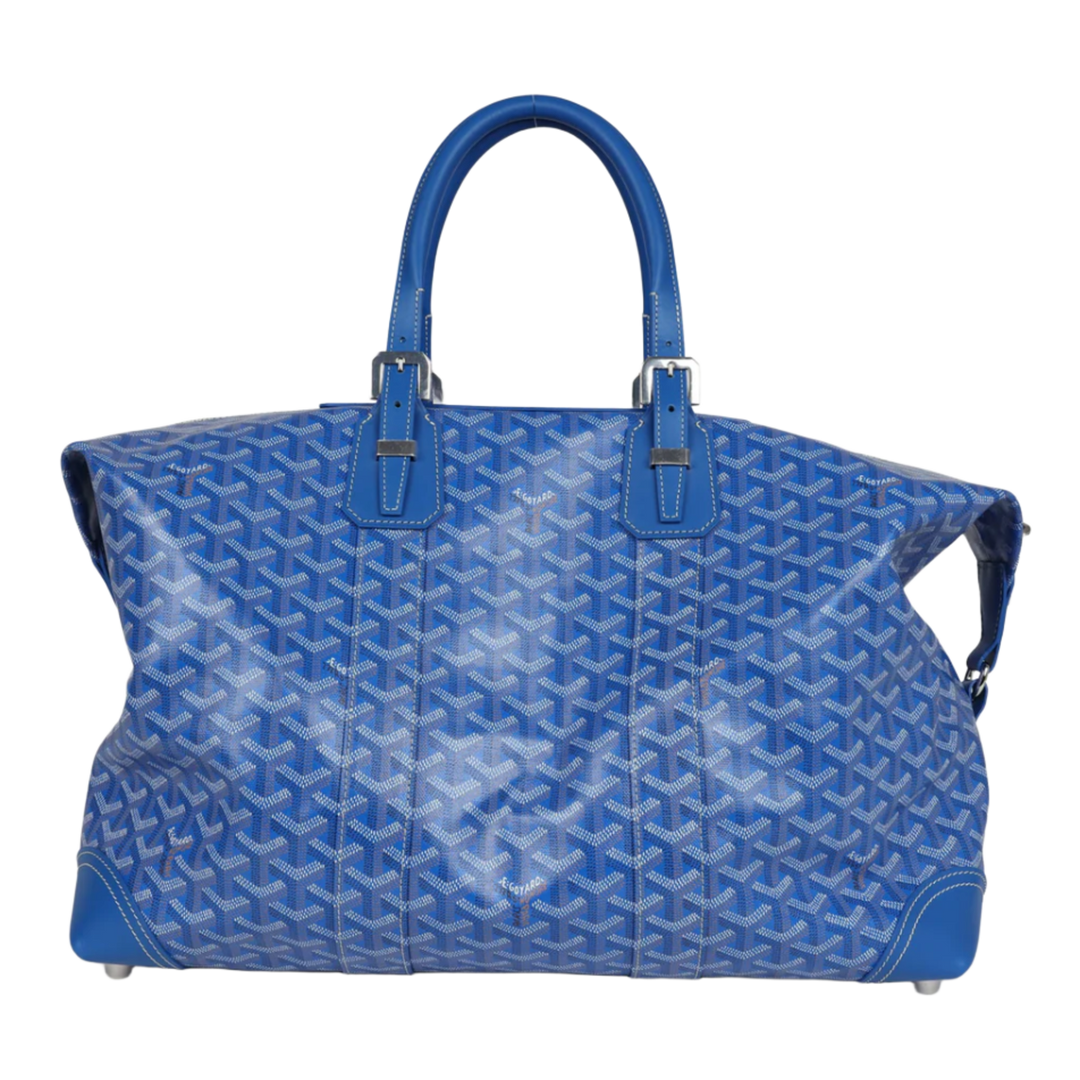 GOYARD 'SKY BLUE' BOWLING 45 DUFFLE BAG