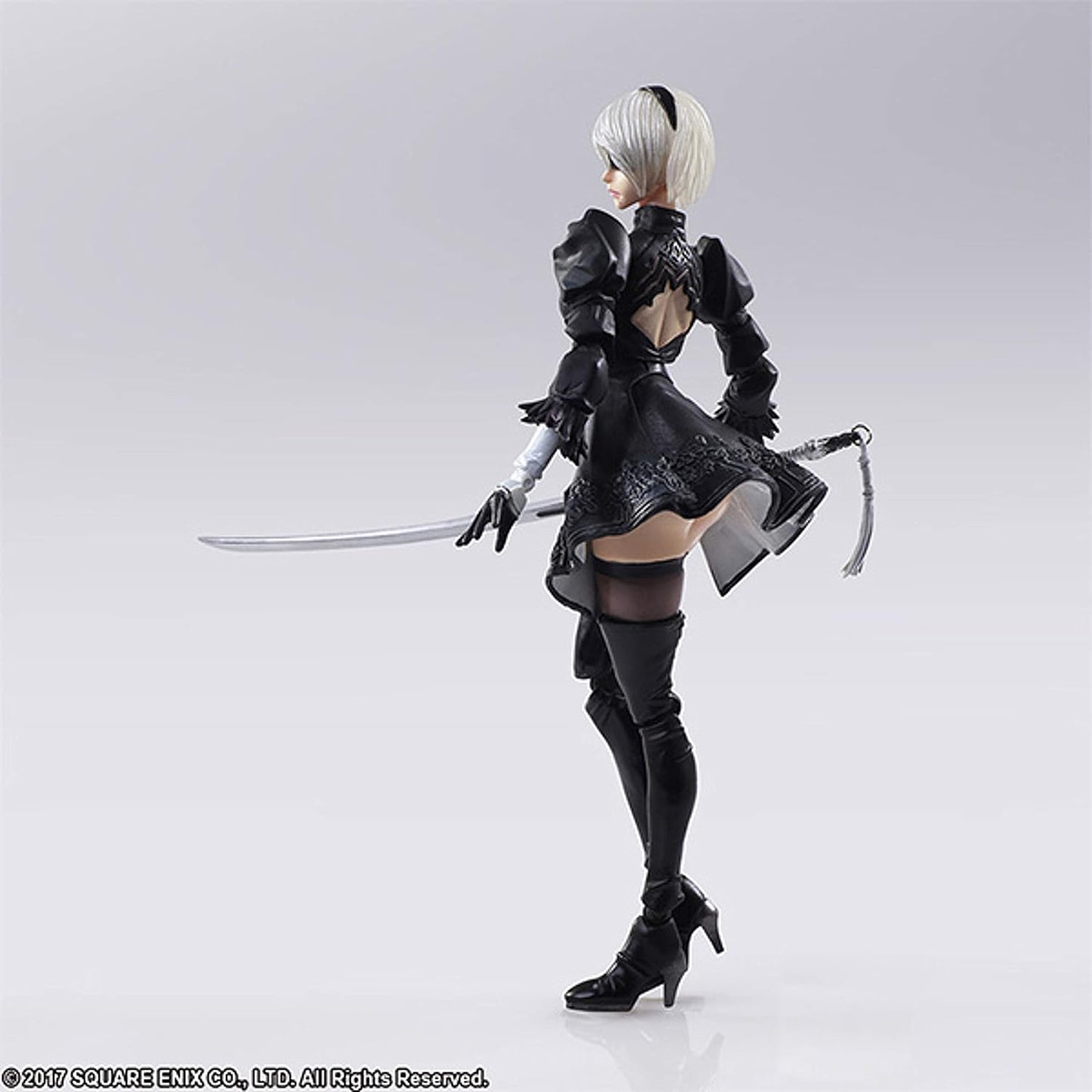 NieR:Automata, BRING ARTS, 2B & Machine Lifeform, Set of 2, Made of PVC, Painted, Movable Figure