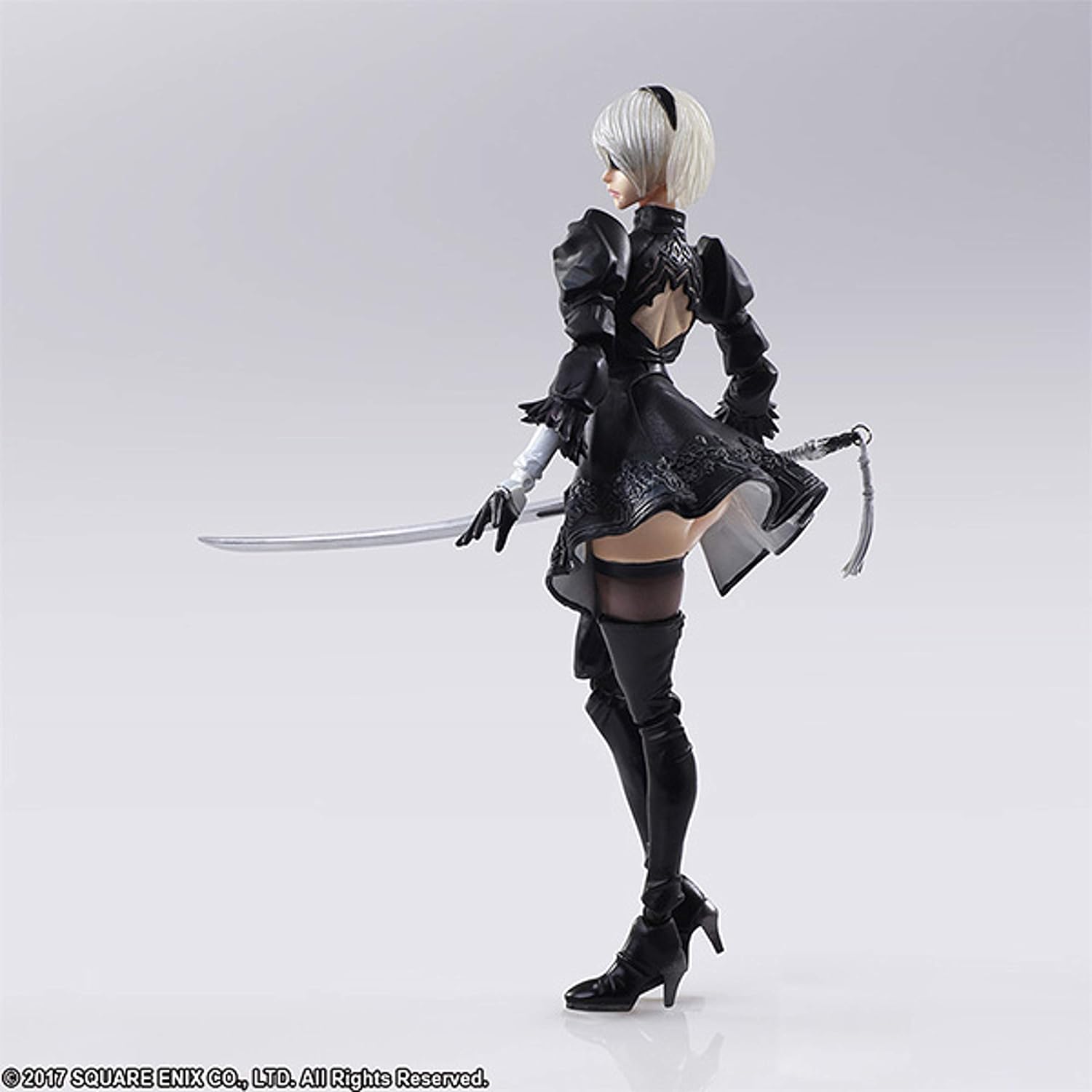 NieR:Automata, BRING ARTS, 2B & Machine Lifeform, Set of 2, Made of PVC, Painted, Movable Figure